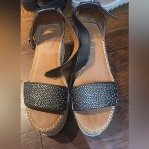 See By Chloe Black Espadrille Sandals